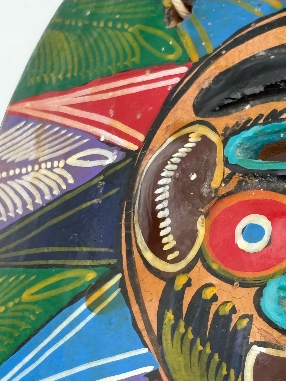 Vintage Mexican Folk Art Sun Decorative Mask Wall Art - Picture 16 of 16
